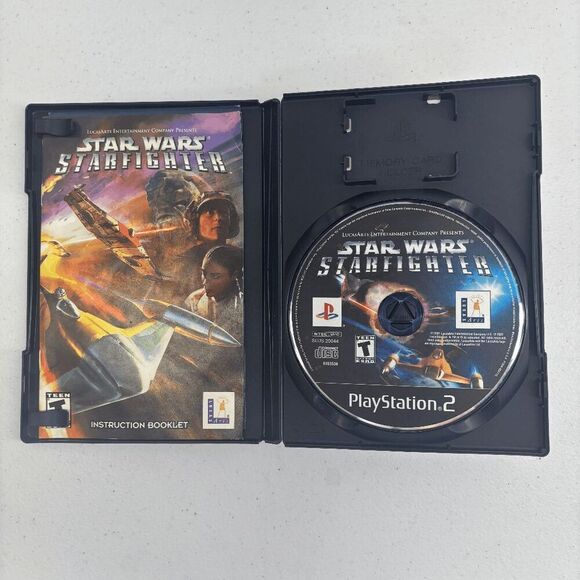 Star Wars Starfighter PS2 PlayStation 2 + Reg Card - Complete CIB Tested - Picture 6 of 6